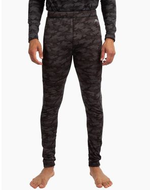 Trespass Derren Camo Base Layer Bottoms - Black