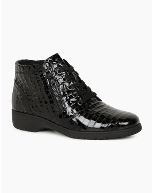 Caprice Amanda Ankle Boots - Black