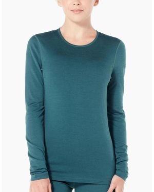 Icebreaker Oasis Long Sleeve Baselayer Top - Blue
