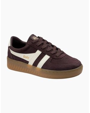 Gola Grandslam Suede Trainers - Brown