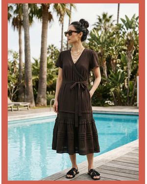 Nooki Design Bailey Maxi Wrap Dress - Green