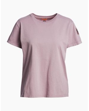 Parajumpers Plain Taupe Alloy T-Shirt - Pink