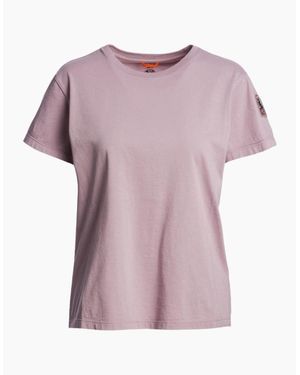 Parajumpers Plain Taupe Alloy T-Shirt - Pink