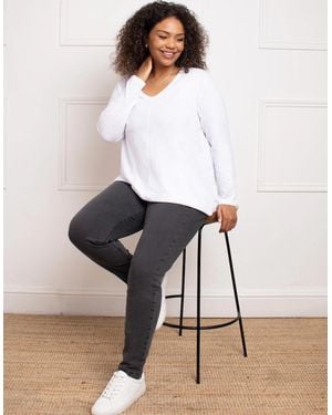 Live Unlimited London Jegging - White