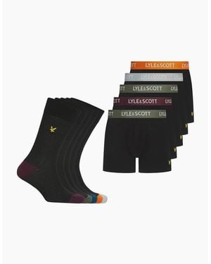 Lyle & Scott Booker 10Pk - Black