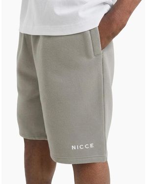 Nicce London Avensi Sweat Shorts Circular - Grey