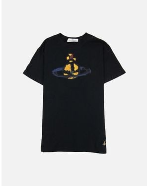 Vivienne Westwood Kid Orb Classic T Shirt - Black