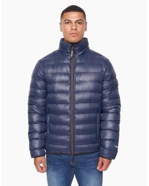 Duck and Cover Duck And Cover Shemmy Two Quilted Jacket - Blue