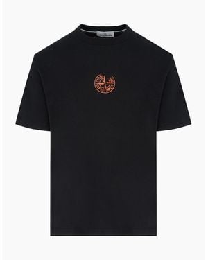 Stone Island Compass 2100001 T Shirt - Black