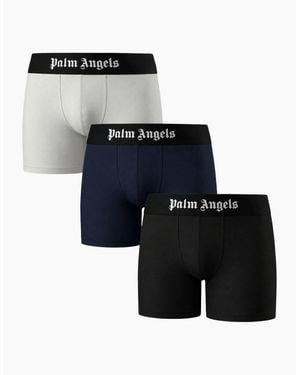 Palm Angels Tri-Pack Assorted Colours Long Trunk Boxer Shorts - Multicolour