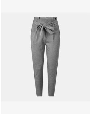 Vero Moda High Waisted Trousers - Grey
