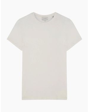 Ted Baker Printed Fitted Ivory T-Shirt - White