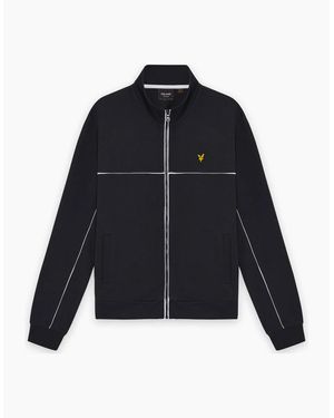Lyle & Scott Lyle & Scott Piped Full Zip Track Top Dark - Blue