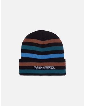 Fucking Awesome Fa Wanto Striped Cuff Beanie - Blue