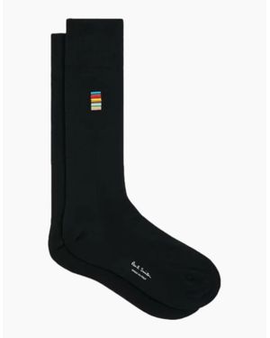 Paul Smith Alfie Signature Embroidered Socks S1-26 79 - Black