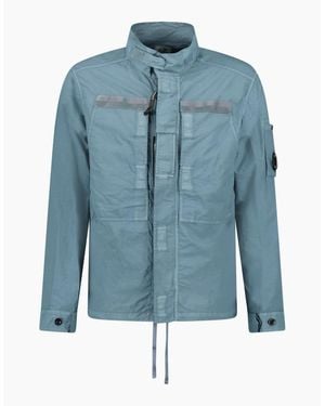 C.P. Company Stormy Weather Flatt Nylon Lens Over-Shirt - Blue