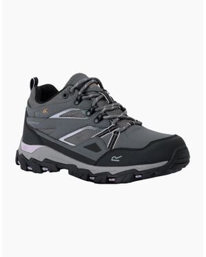 Regatta Ladies Holcombe Iii Low Walking Shoes - Grey