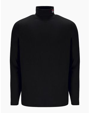 Fila Vintage Nero 2 Velour Track Jacket - Black