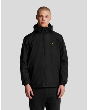 Lyle & Scott Lyle & Scott Zip Through Hooded Jacket - Black
