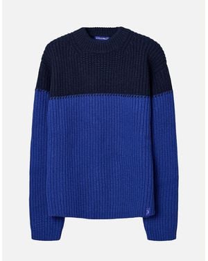 A_COLD_WALL* Shay Ribbed Crewneck - Blue