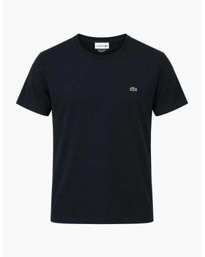 Lacoste Cotton Pima Crew Neck T-Shirt Dark - Black