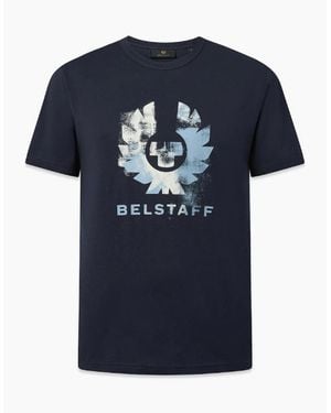 Belstaff Blur T-Shirt Dark Ink - Blue