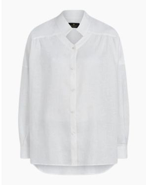 Belstaff Maeve Linen Shirt - White