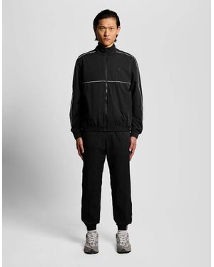 Lyle & Scott Piped Track Trousers - Black