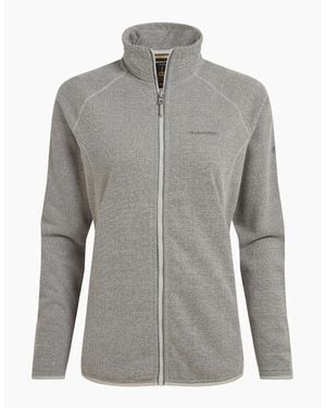 Craghoppers Ladies Tarvos Full Zip Fleece Jacket - Grey