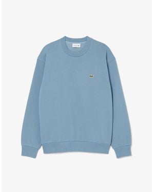 Lacoste Fleece Classic Fit Jumper - Blue
