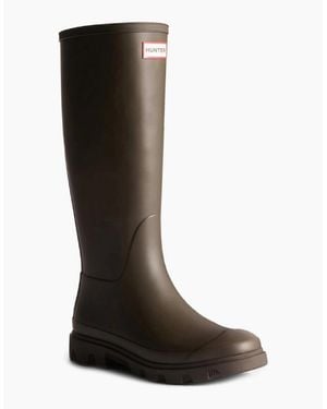 HUNTER Downpour Tall Wellingtons - Brown
