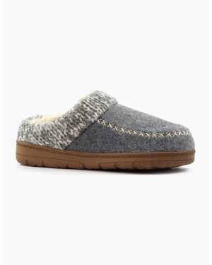 Lunar Albany Boxed Slippers - Grey
