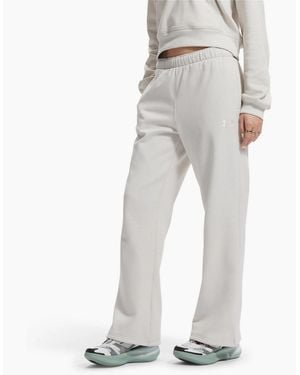 Under Armour Icon Vida Fleece Tracksuit Bottoms - White