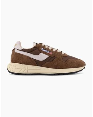 Autry Reelwind Suede Trainers - Brown