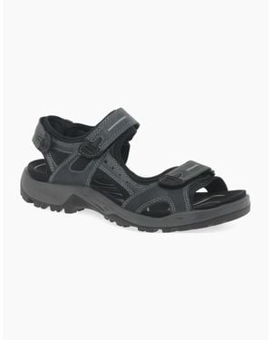 Ecco Yucatan Rip Tape Fastening Sandals - Black