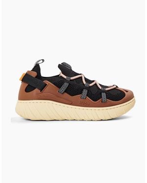 BOSS Reeflyn 01 Low Top Lace-Up Slip On Trainers - Multicolour