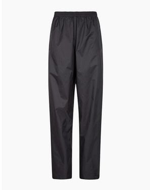 Mountain Warehouse Ladies Pakka Waterproof Over Trousers - Blue