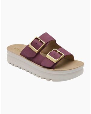 Lotus Volos Flatform Sandals - Brown
