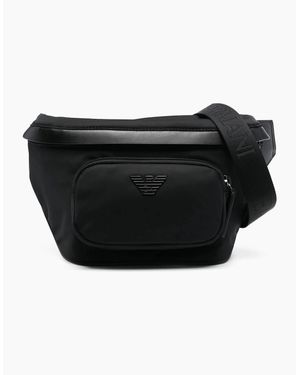Emporio Armani Branded Belt Bag - Black