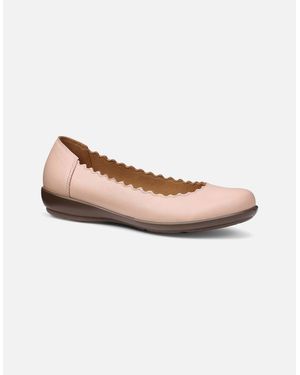 Hotter Eider Ballet Court Shoes - White