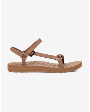 Teva Original Universal Slim Cross Strap Sandals Tigers Eye - Brown