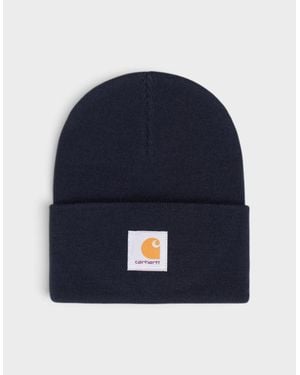 Carhartt Wip Acrylic Watch Hat Deep Night - Blue