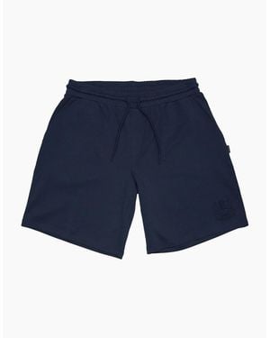 Aquascutum Fleece Jogger Shorts - Blue