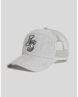 Lyle & Scott Patch Baseball Cap - White