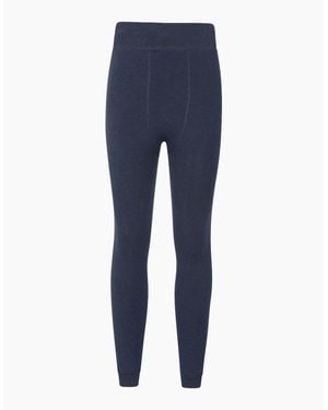 Mountain Warehouse Ladies Fluffy Fleece Lined Thermal Leggings - Blue