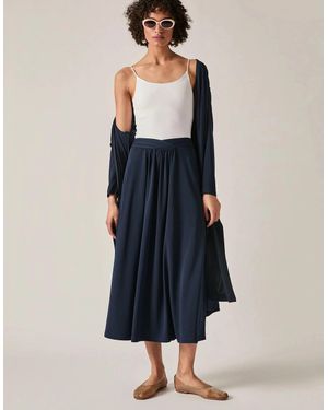 James Lakeland Jersey Midi Skirt - Blue