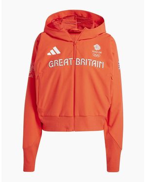 adidas W Z.N.E. Pr Full-Zip Hoody - Orange