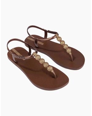 Ipanema Class Easy On Glow Fem Flip Flops - Brown