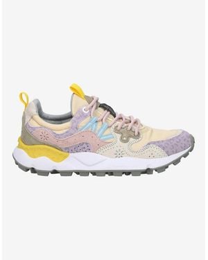 Flower Mountain Yamano 3 Lilac/Blush/Cream Trainers - White