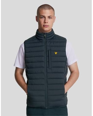 Lyle & Scott Sports Lightweight Puffer Jacket - Blue